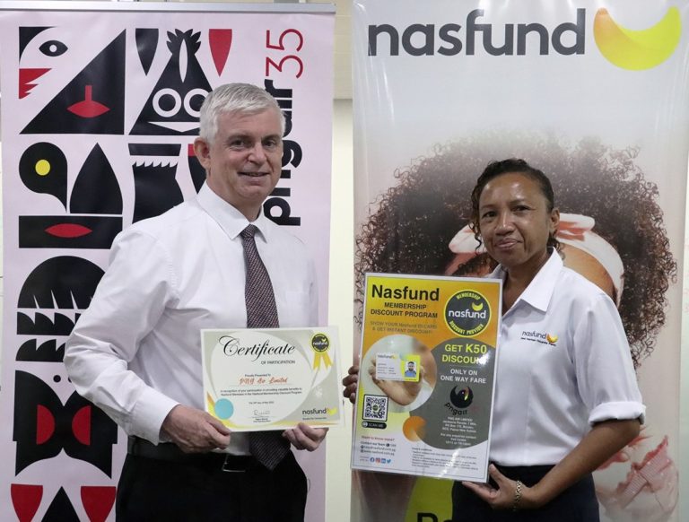 Nasfund’s Membership Discount Program renewed with PNG Air Partnership