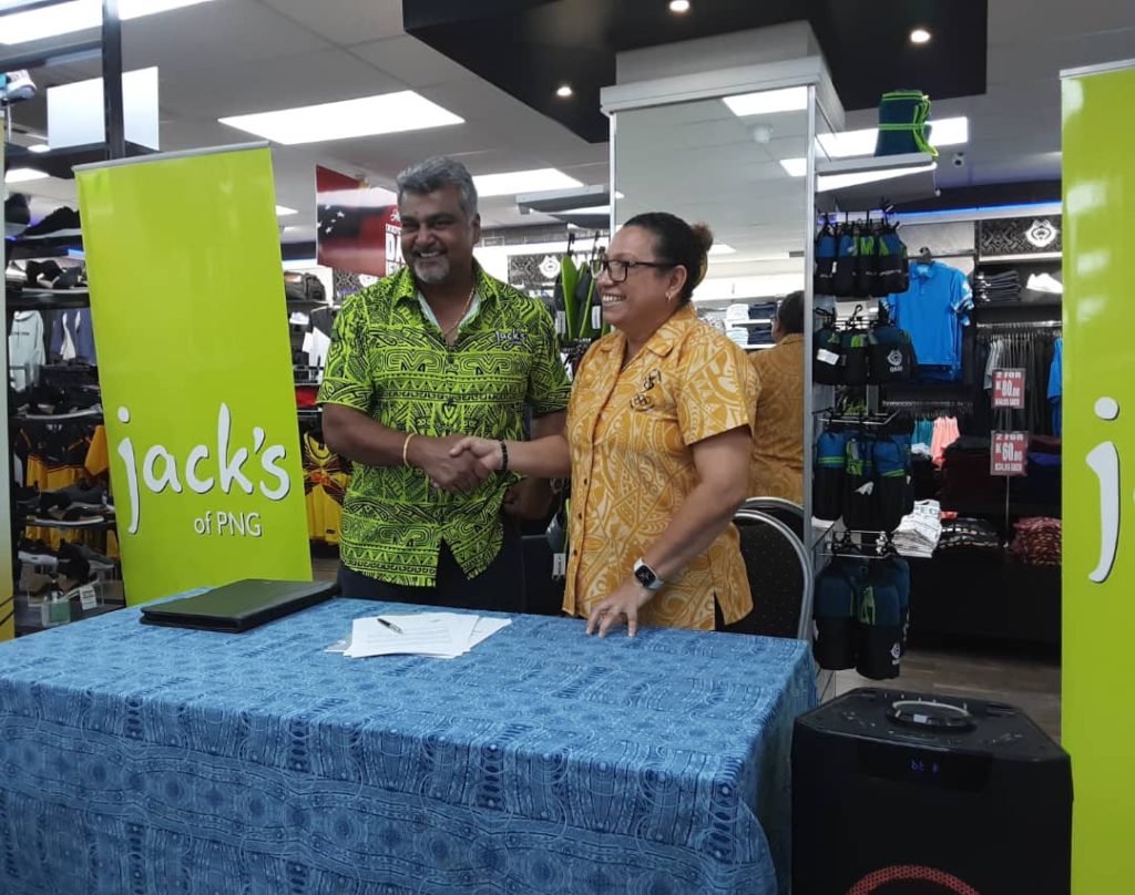 Jack’s of PNG is official Supplier of Team PNG Merchandise