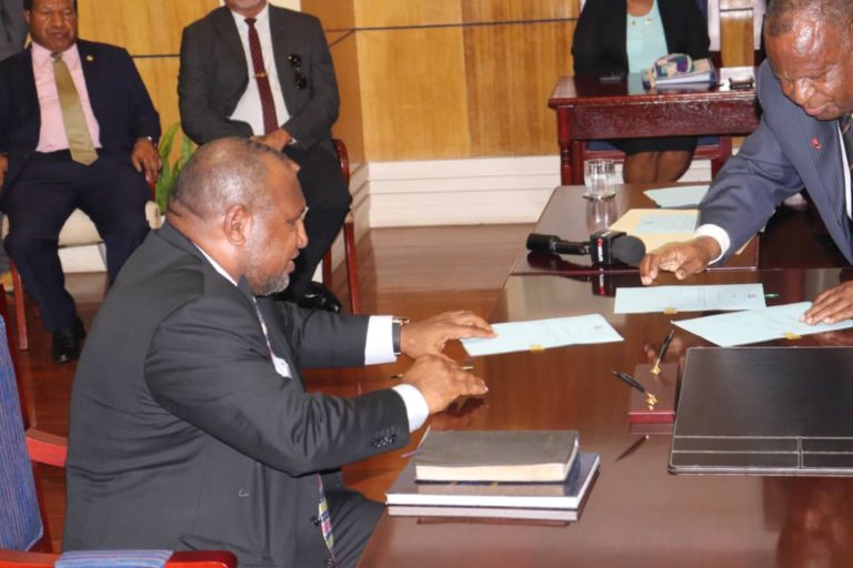 O’Neill Did Not Vote PM Marape