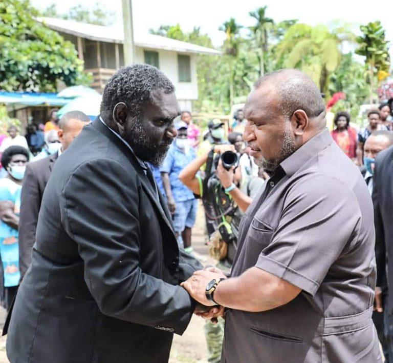 President Toroama Congratulates PM Marape Toroama-Marape