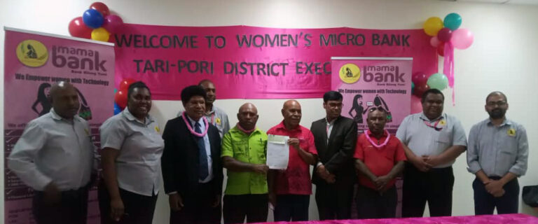 Tari-Pori District Invests K1mil for Women in Business