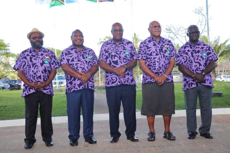 Discussions begin at the 2023 Melanesian Spearhead Group Leaders Summit Melanesian Spearhead Group Leaders Summit
