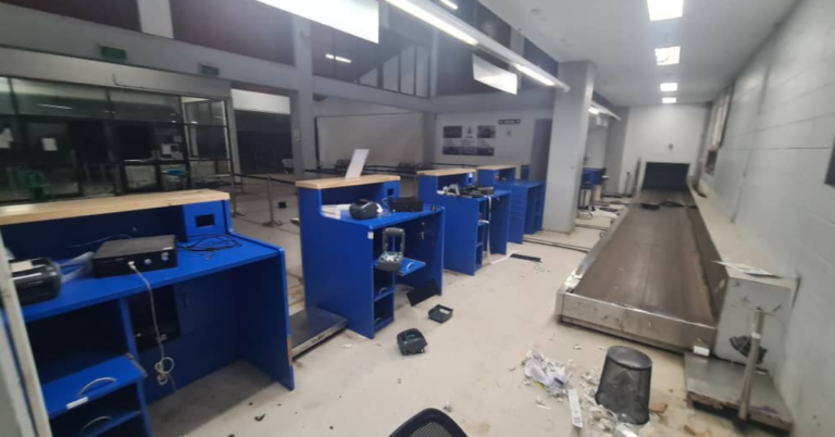 Criminals Vandalized Tokua Airport Tokua Airport