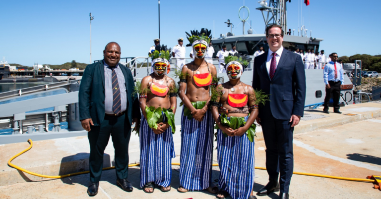 PNGDF Welcomes NUSHIP Gilbert Toropo Patrol Boats