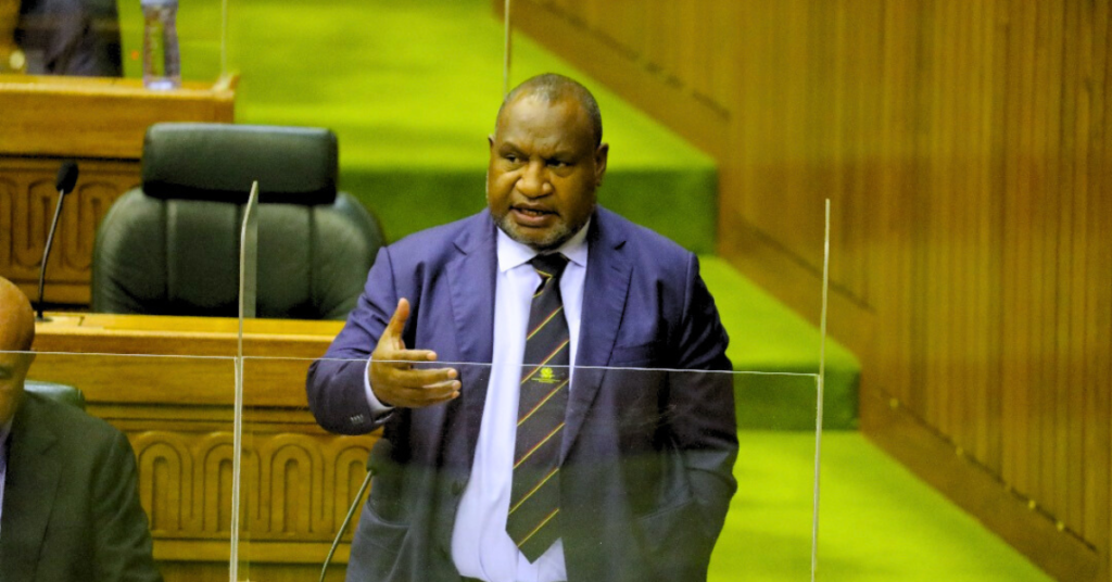 Prime Minister James Marape