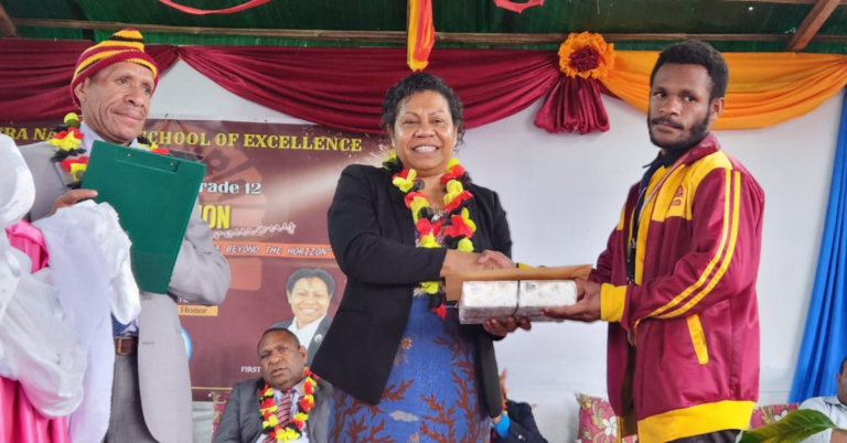 Mrs Marape Visits Former School Rachael Marape