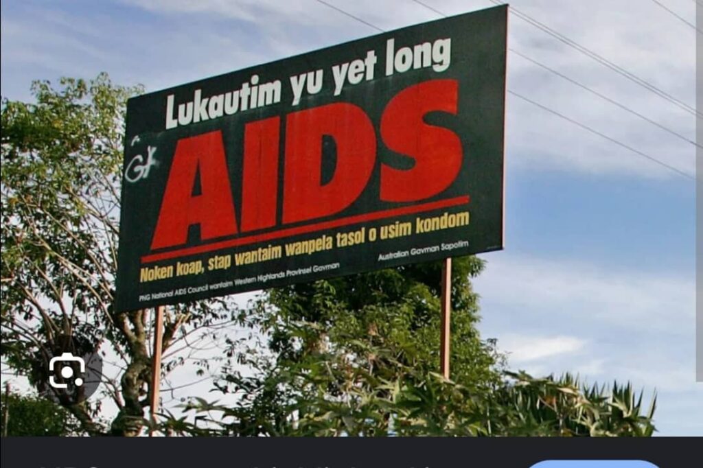 Lukautim Yu Yet Long AIDS - Billboard