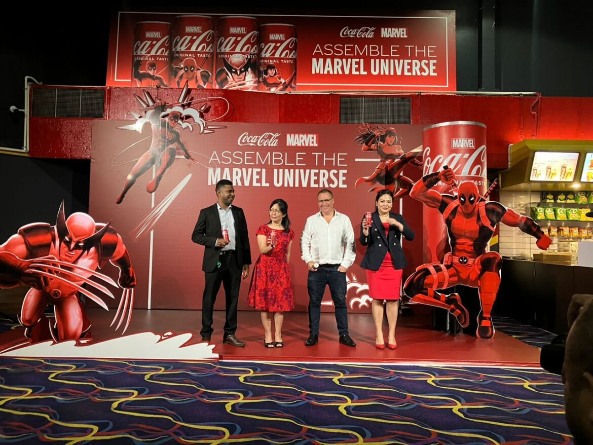 Coca Cola x Marvel brand