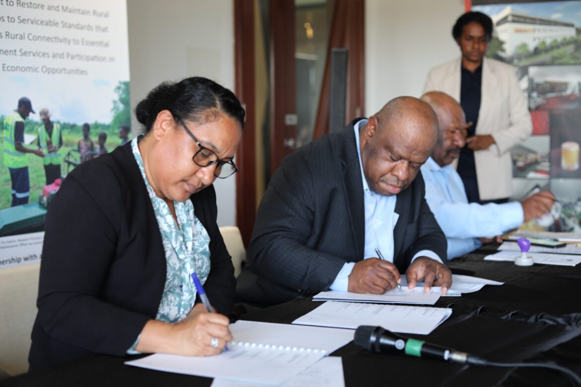 Six rural airstrips in Lufa to be upgraded Signing between Lufa DDA and Rural Airstrips Authority