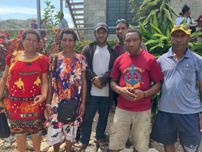 Youth Participation during Pope’s Visit Brings Hope to a Golden-ager Anthon Kraip and family walked through bushes to see Pope Francis
