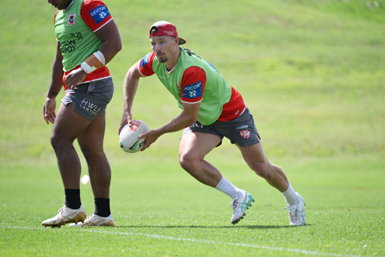Damien Cook returns to the Illawarra Dragons as they begin pre-season training at WIN Stadium in Wollongong