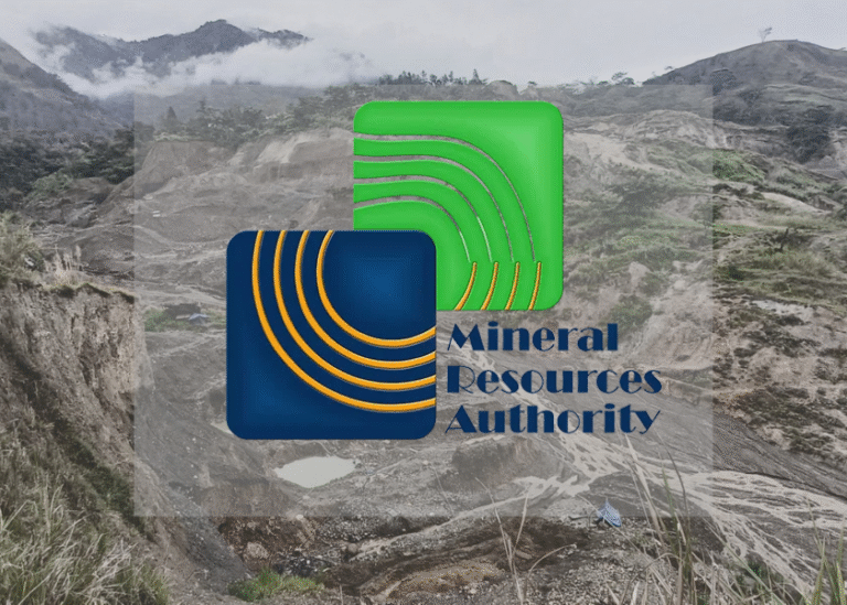 MRA logo ontop of a backdrop of alluvial mining picture