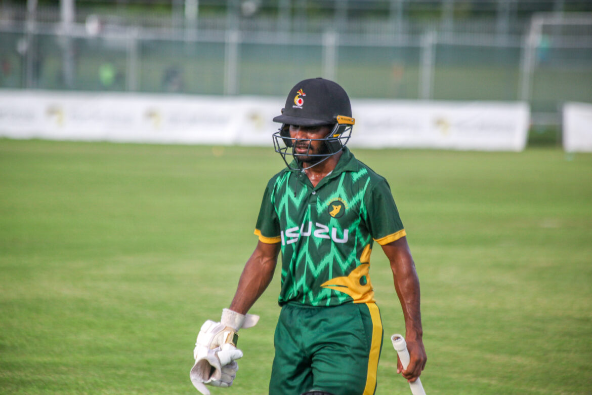 Cricket player Lega Siaka