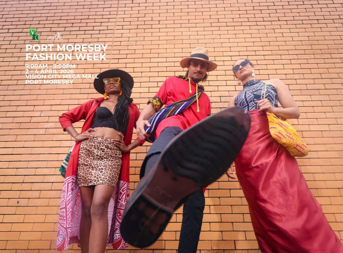 Three fashion models