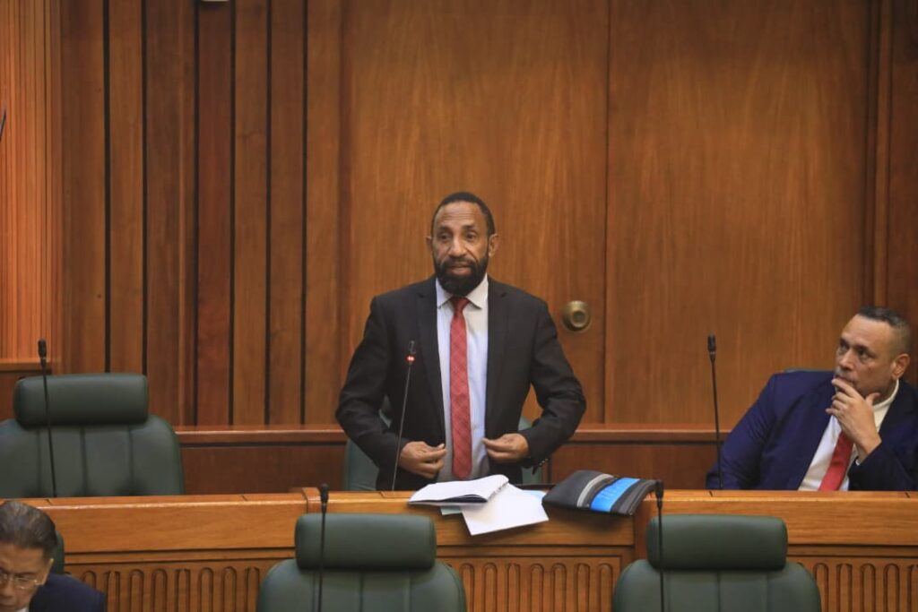 MP James Donald, member for North fly wearing a suit and tie.