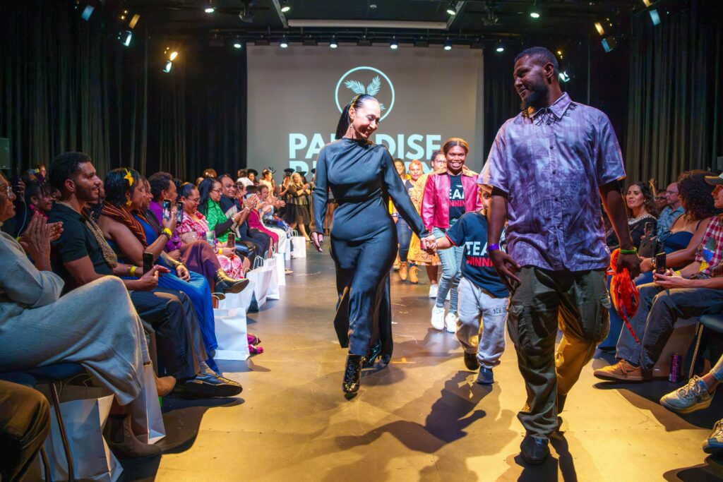 Pacific Models at the PNG Fashion Week Paradise Runway show.