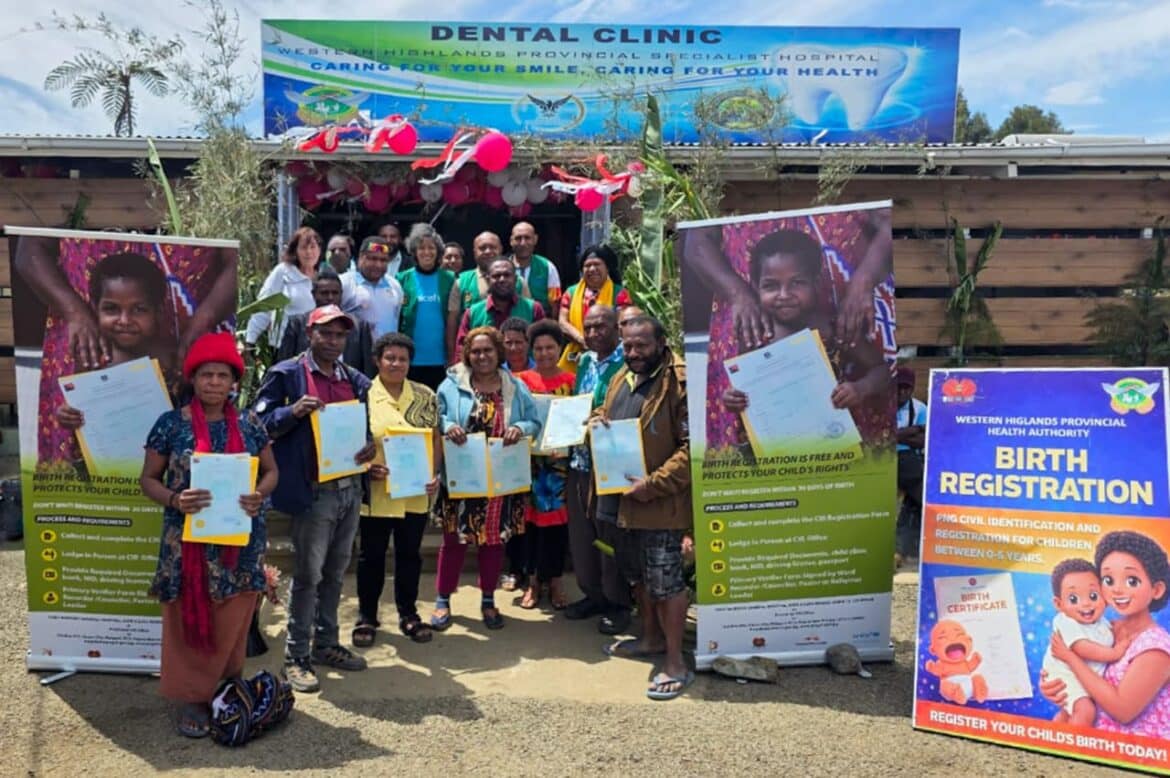 Joint Exercise Delivers Birth Certificates at Hospital Level in country first for Civil Registry