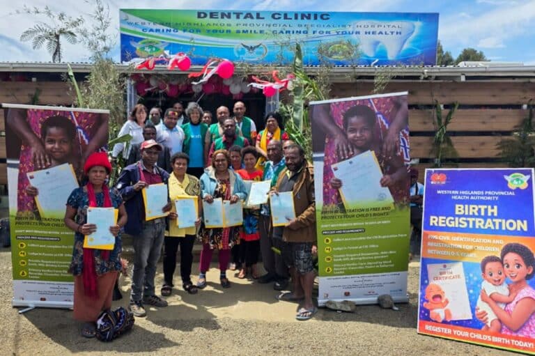 Joint Exercise Delivers Birth Certificates at Hospital Level in country first for Civil Registry