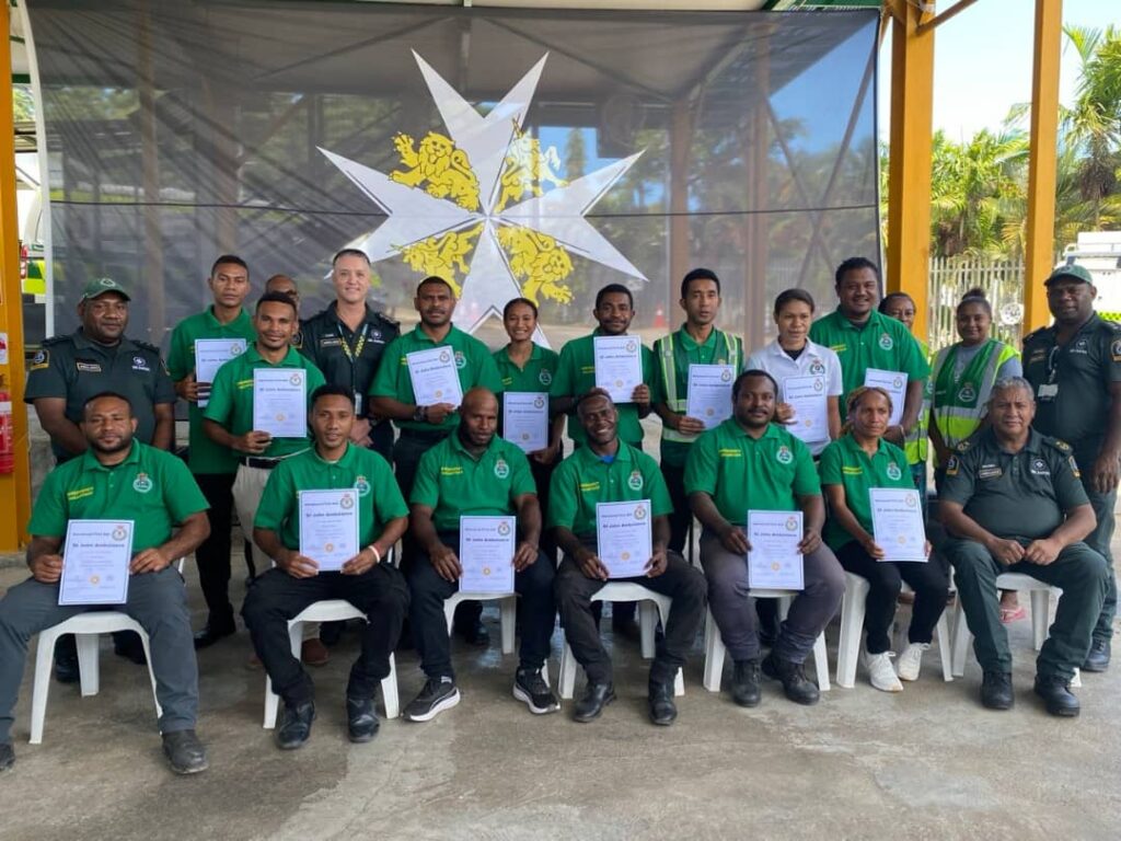 Supplied Image: New volunteers receive their certificates.