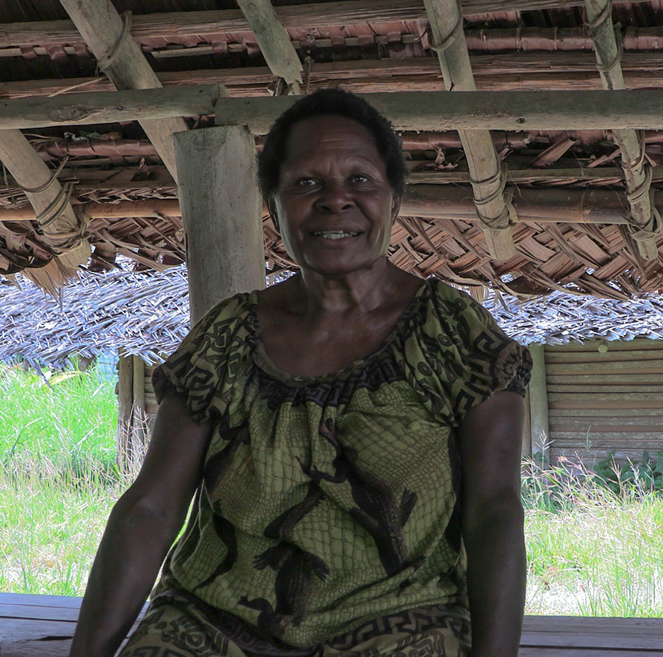 Naureen Yaninen, a coca farmer in East Sepik